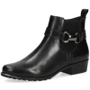 Caprice Black Soft Leather Ankle Boot 25321-29 022