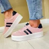 Drilleys Ladies BLUSH Laced Gum Sole Trainer SEVENTY EIGHT