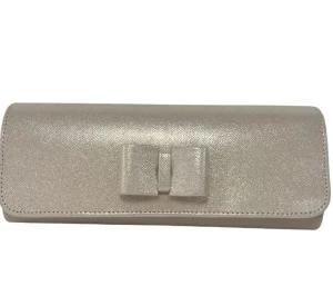 Emis Ladies Rose Gold Leather/Patent Handbag T20 7411