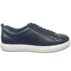 Escape Mens Black Leather Laced Casual Trainer MAXIOS