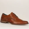 Escape Mens Brandy/Tan Laced Shoe ZARAK