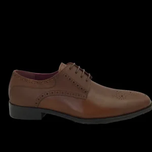 Escape Mens Mahogany Brown Laced Shoe JURY