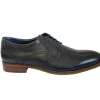 Escape Mens Navy/Marine Soft Leather Laced Shoe STATTLER