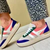 Gola Ladies Wheat/Coral/Purple Combination Trainer RAVEN