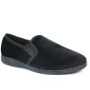 Goodyear Mens Black Memory Foam Slippers TAMAR