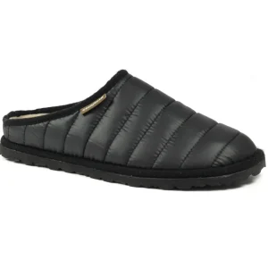 Goodyear Mens Black Padded Mule Slippers ELWAY