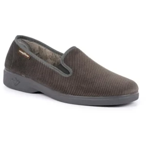 Goodyear Mens Grey Memory Foam Slippers MARSHALL