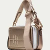 Hispanitas Copper/Silver Combination Cross Body Handbag BV253979