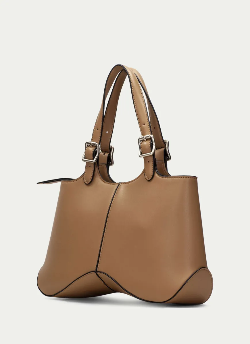 hispanitas_tan_combinatio_0.webp Hispanitas Tan Combination Handbag BV232519