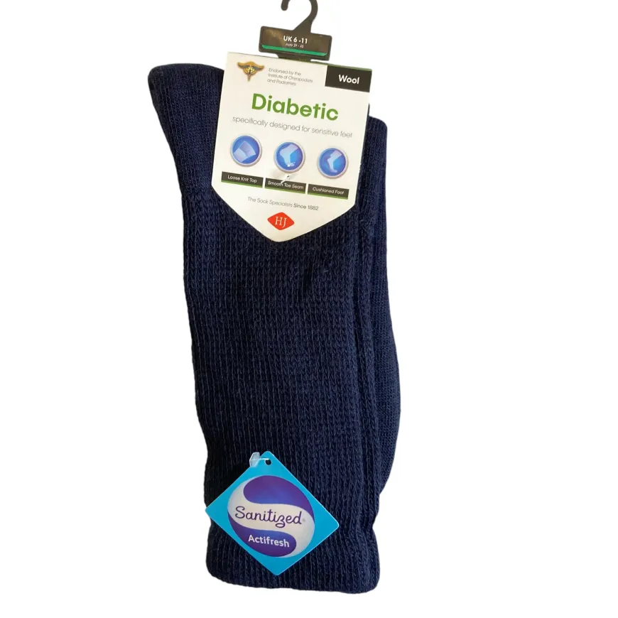 hj_hall_mens_diabetic_soc_0-1.webp HJ Hall Mens Diabetic Socks Navy Wool