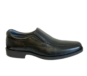 Hush Puppies Mens Black Slip-On Shoe BRODY