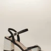 Kate Appleby Black Tie Block Heel Sandal HYNDBURN