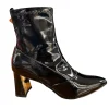 Kate Appleby Ladies Black Patent Heeled Ankle Boot BEXLEY