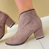 Kate Appleby Ladies Dark Wicker Faux Suede Ankle Boot TYNAN