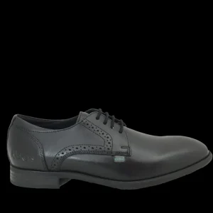 Kickers Mens Black Leather Laced Shoe JARLE 15242