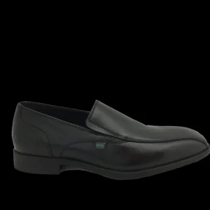 Kickers Mens Black Leather Slip-On Shoe JARLE 15241