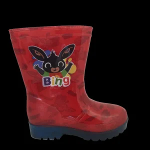 Kids Bing Buxton Red/Navy Wellies