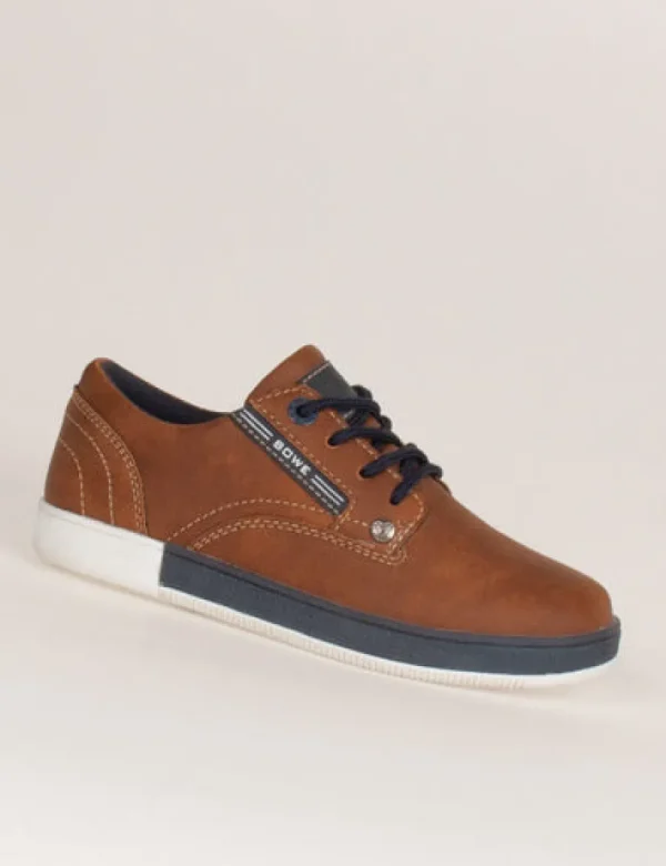Lloyd & Pryce Kids Tommy Bowe Tan Laced Trainer DONELLY