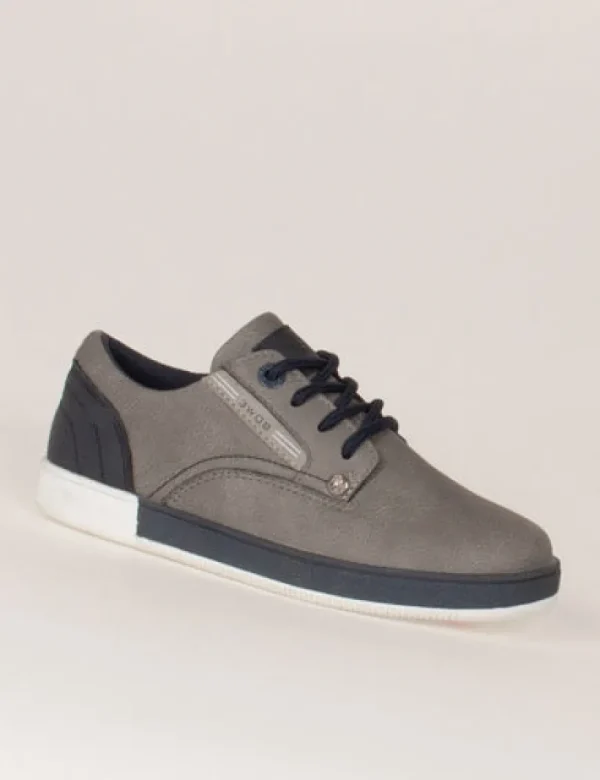 Lloyd & Pryce Kids Tommy Bowe Grey Laced Trainer DONELLY