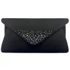Lotus Ladies Black/Diamante Handbag LISSA ULG046
