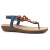 Lunar Blue Combination Toe-Post Sandal RACHEL JLH503