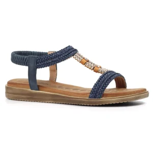 Lunar Blue/Rose Gold Combination Sandal PORTOFINO JLH502 BL