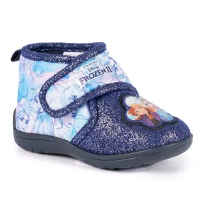 Lunar Kids Slippers Frozen Velcro Blue 0010