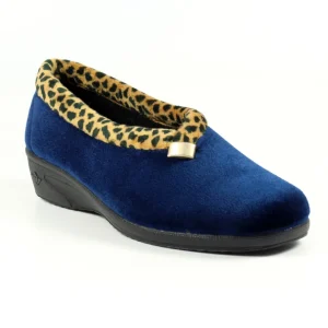 Lunar Navy Low Wedge Slippers PALOMA KLA005 BL