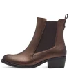 Marco Tozzi Ladies Bronze Ankle Boot 25329-43-905