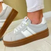 Refresh Ladies Combination Laced Trainer 172820