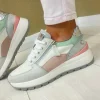 Refresh Ladies Ice Combination Laced/Zip Trainer 172446