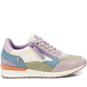 Refresh Ladies Lilac Combination Laced/Zip Trainer 172630