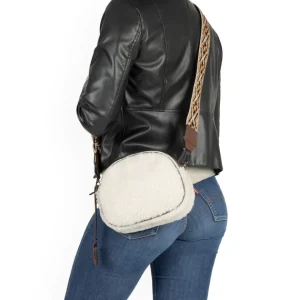 Remonte Ivory/Coffee Teddybear Combination Handbag Q0634-80