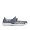 Remonte Ladies Blue Combination Soft Lightweight Velcro Shoe R3510-12