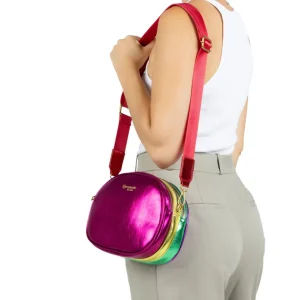 Remonte Multi Colour Metallic Combination Handbag Q0634-91