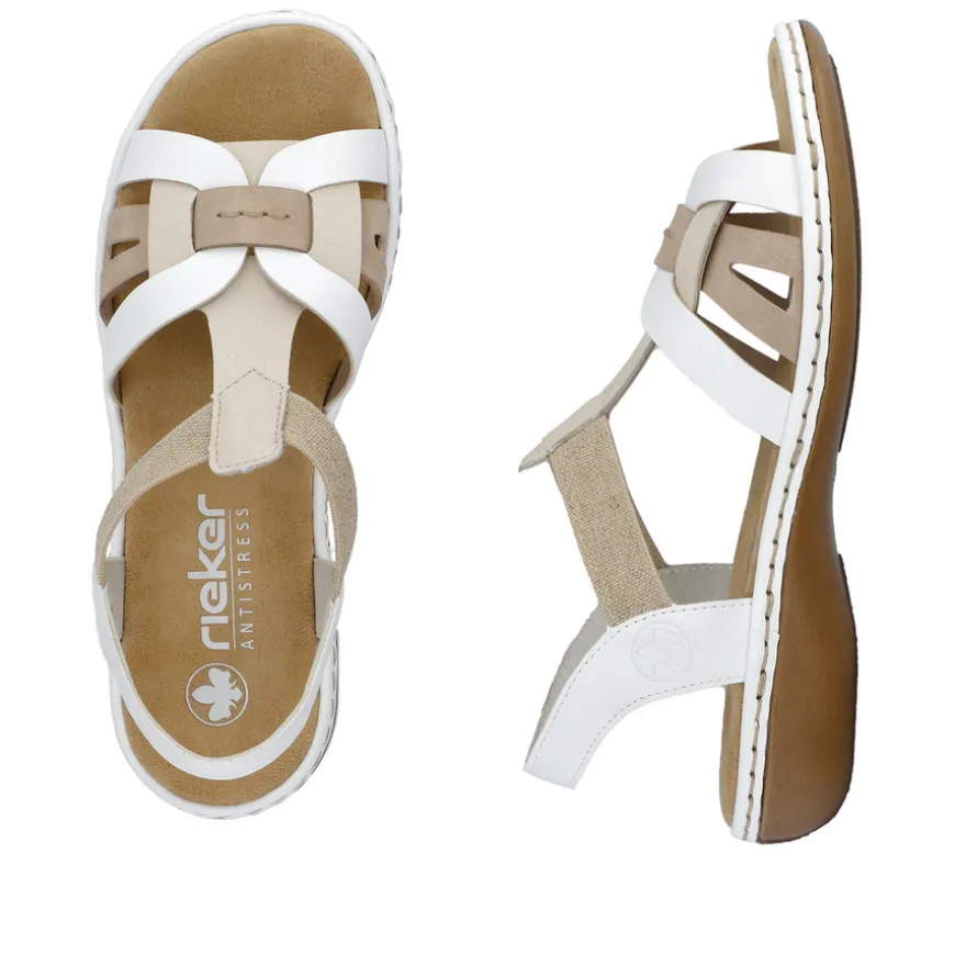 rieker_ladies_whitemulti__1.webp Rieker Ladies White/Multi Elasticated Pull-On Sandal 65918-81