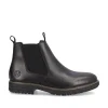 Rieker Mens Black Leather Ankle Boot 33180-00