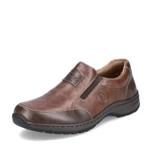 Rieker Mens Brown Soft Slip-On Shoe 03354-26