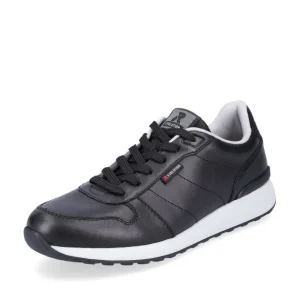 Rieker Mens Evolution Black Laced Trainer 07605-00