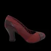 Ruby Shoo Burgundy/Russet Shoe Lulu