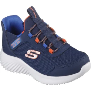 Skechers Boys Hands Free Slip-Ins Navy/Blue Trainer 403822L/NVBL
