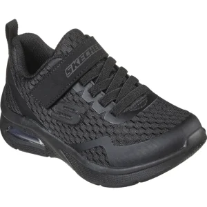Skechers Kids All Black Velcro Trainer TORVIX Black 403775L/BBK