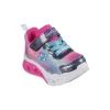Skechers Kids Lights Velcro Trainer Navy Multi 302315N/NVMT