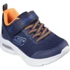 Skechers Kids Navy/Orange Velcro Trainer VAPTIX 403818L/NVOR