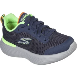 Skechers Kids Performance Navy/Lime Laced Trainer 405100L/NVLM