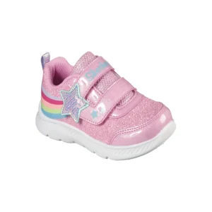 Skechers Kids Pink STARRY SKIES Velcro Trainer 302711N/PNK