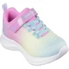 Skechers Kids Pink/Multi TUFF TECH Velcro Trainer 303397L/PKMT