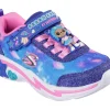 Skechers Kids SKECH SQUAD Navy/Multi Velcro Trainer 302214L/NVMT