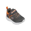 Skechers Kids Velcro Trainer Charcoal/Orange 407237N/CCOR