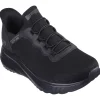Skechers Mens Black Hands Free Slip-Ins Bobs Squad Trainer 118300/BBK